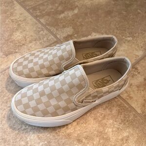 Vans Platform Checkered Slip-On Shoes